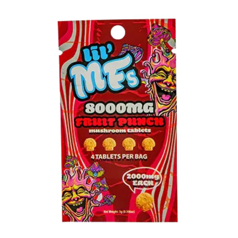 Lil MF's Mushroom Tablets - 4ct - Fruit Punch