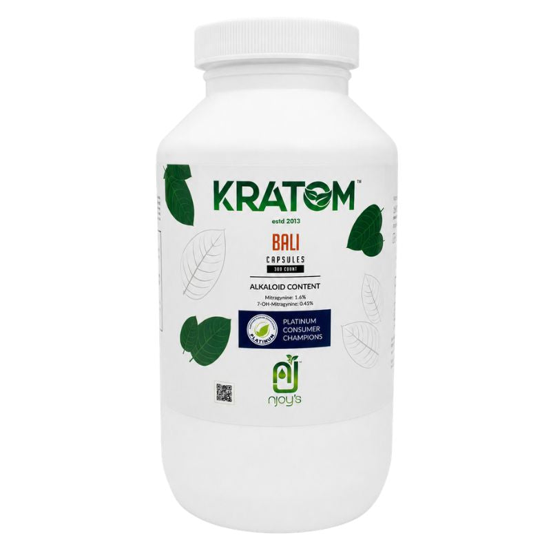 NJoy Kratom Capsules - 300ct - Bali