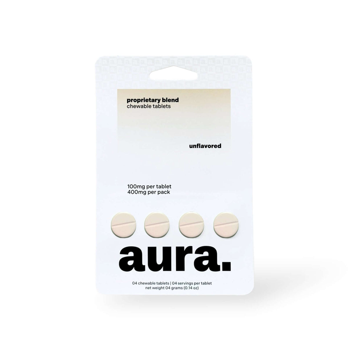 AURA proprietary blend kratom chewable tablets - Unflavored