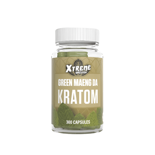 Xtreme Speciosa Kratom Capsules - 300ct - Maeng Da Green Vein