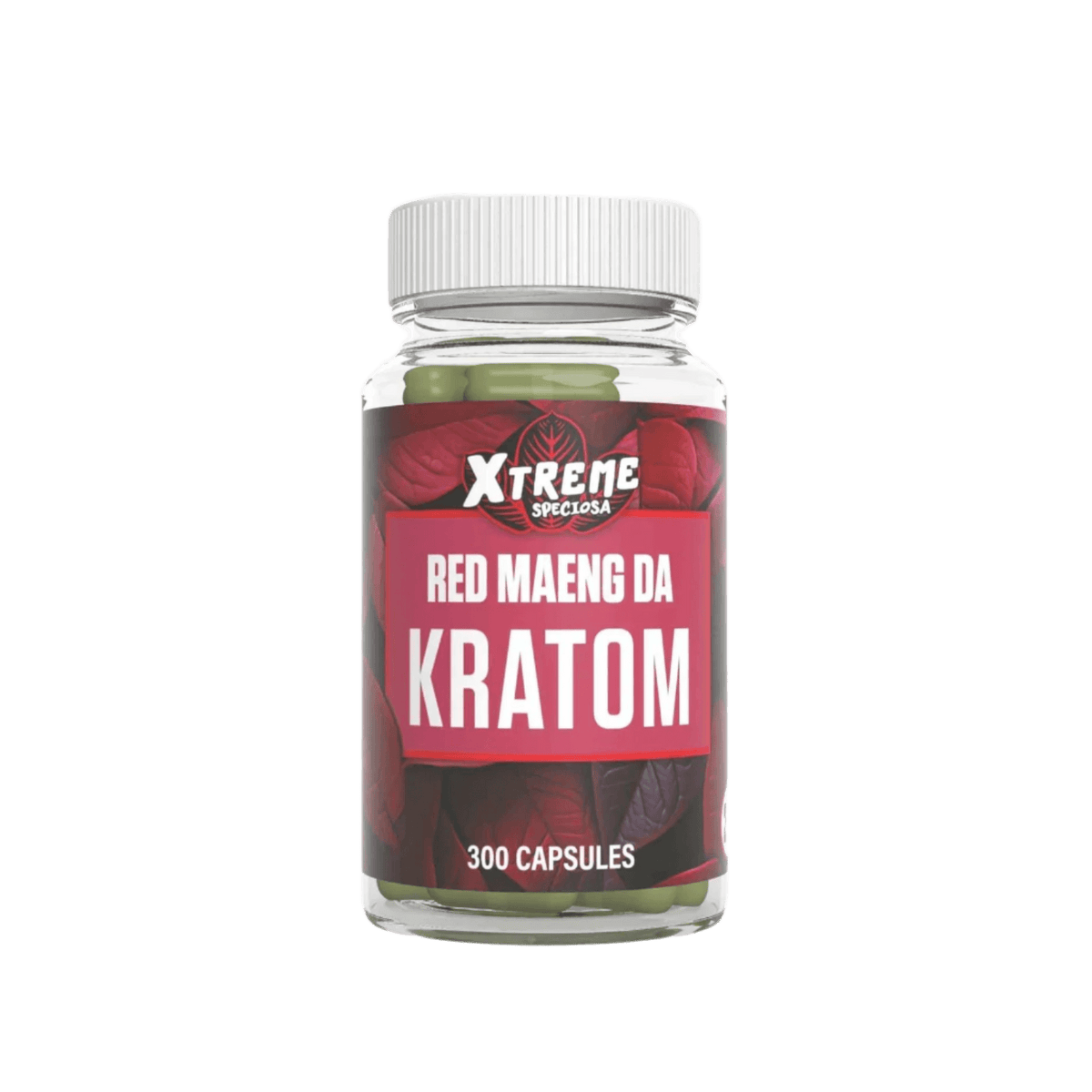Xtreme Speciosa Kratom Capsules - 300ct - Maeng Da Red Vein