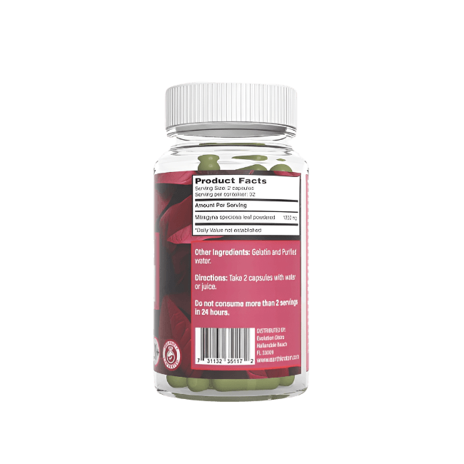 Xtreme Speciosa Kratom Capsules - 65ct - Maeng Da Red Vein - Additional Package View 1