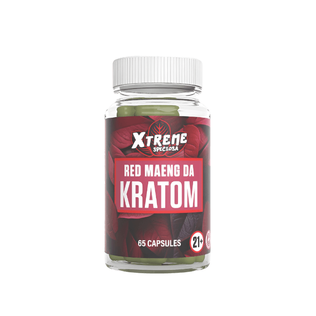 Xtreme Speciosa Kratom Capsules - 65ct - Maeng Da Red Vein