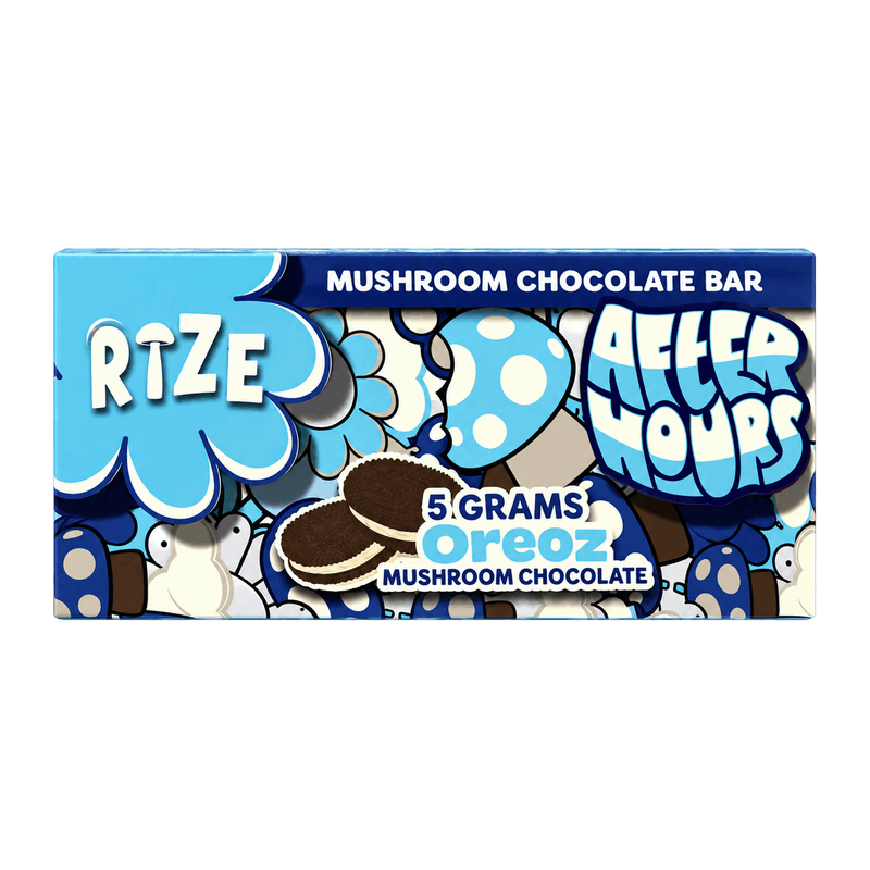 After Hours x Rize Mushroom Chocolate Bars