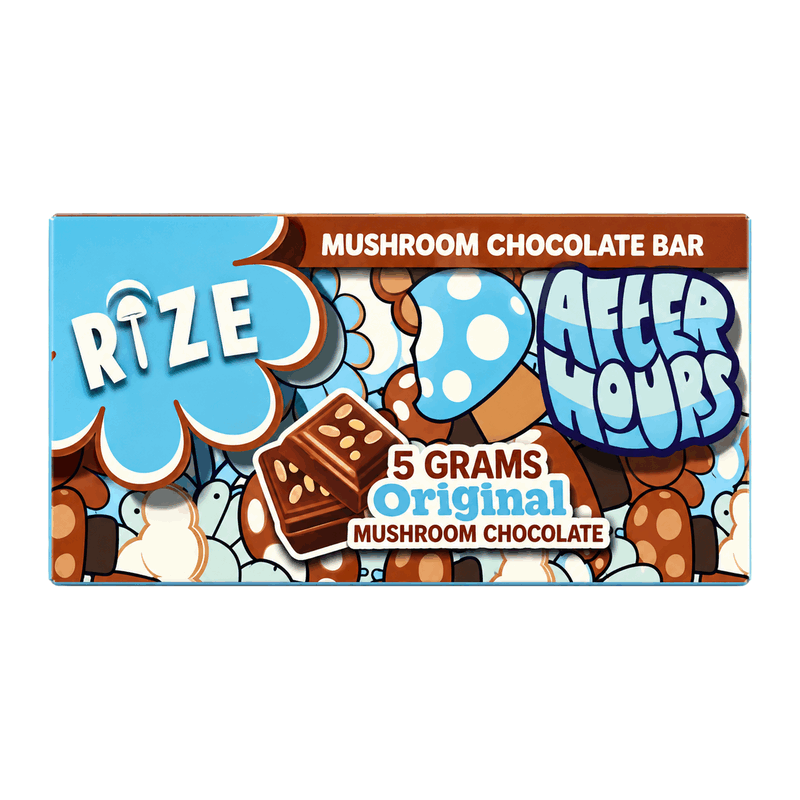 After Hours x Rize Mushroom Chocolate Bars