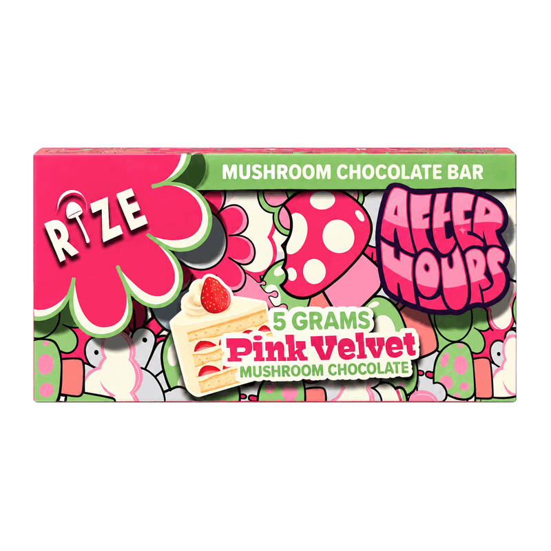 After Hours x Rize Mushroom Chocolate Bars