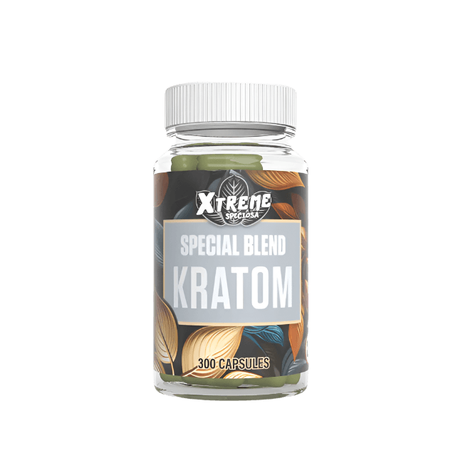 Xtreme Speciosa Kratom Capsules - 300ct - Special Blend