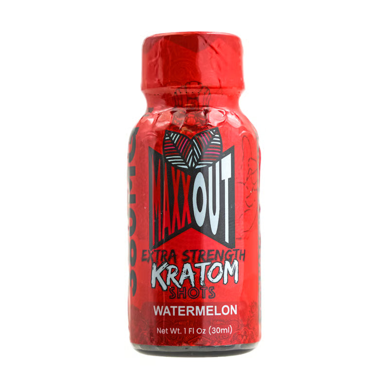 MaxxOut Extra Strength Kratom Shot 380mg - Watermelon