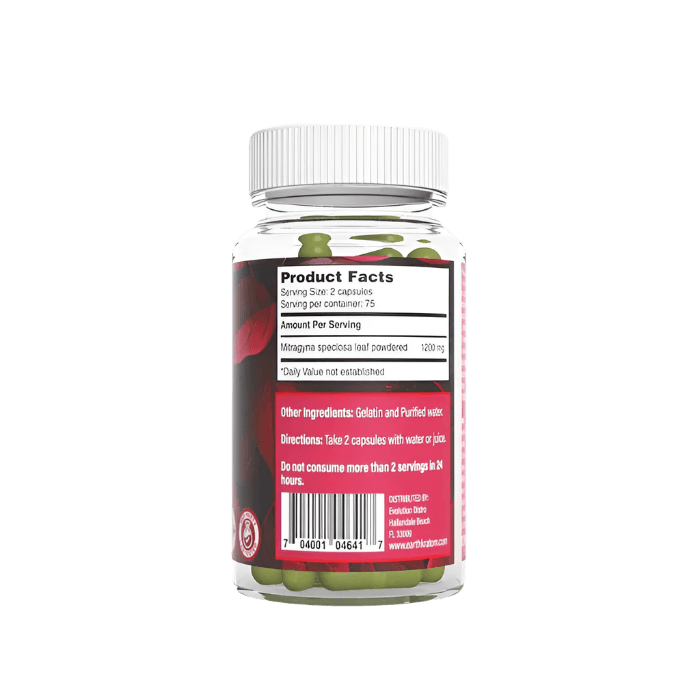 Xtreme Speciosa Kratom Capsules - 150ct - Maeng Da Red Vein - Additional Package View 1