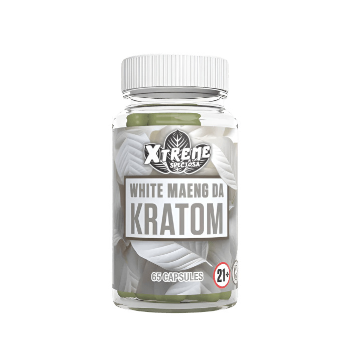 Xtreme Speciosa Kratom Capsules - 65ct - Maeng Da White Vein